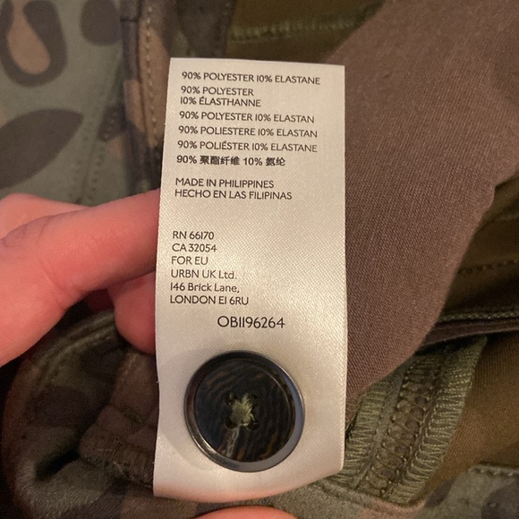 Anthropologie Maeve skinny leopard print pants sz 0 - Picture 6 of 7